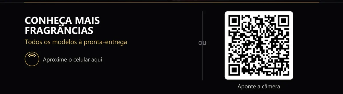Aproximou o celular ou apontou a câmera, abriu o catálogo.